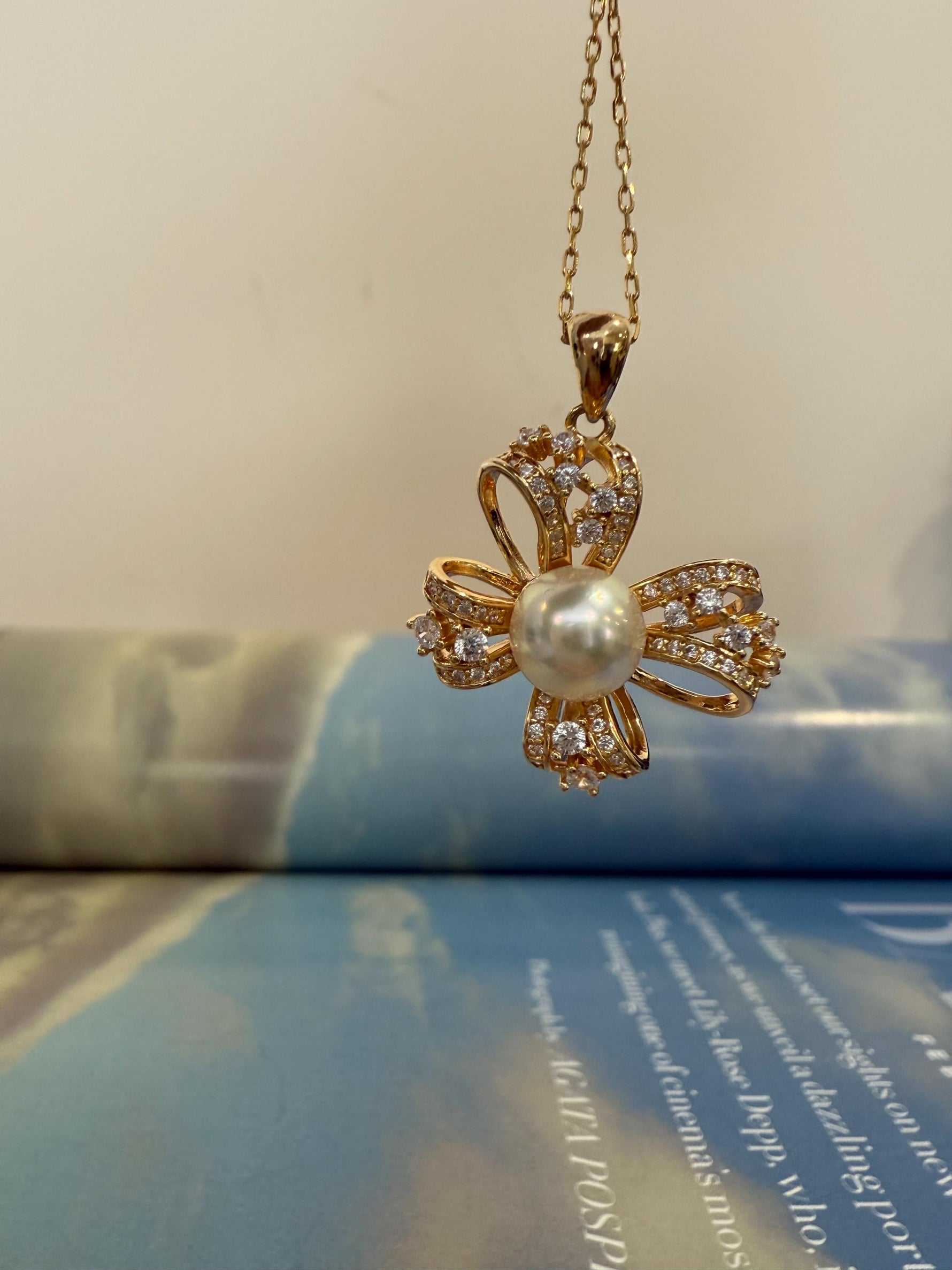 In sale butterfly stylish Necklace s925 silver pendant Dainty white Pearl necklace set daily office jewelry gift for her. 7mm