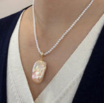 baroque necklace pendant