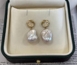 classic baroque pearl earrings