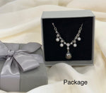 necklace on silver chain