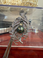 silver brooch