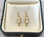 4pcs strong luster freshwater Pearl dazzling Gourd design S925 silver earrings unique gift for her. Personalized Mother’s Day gift.