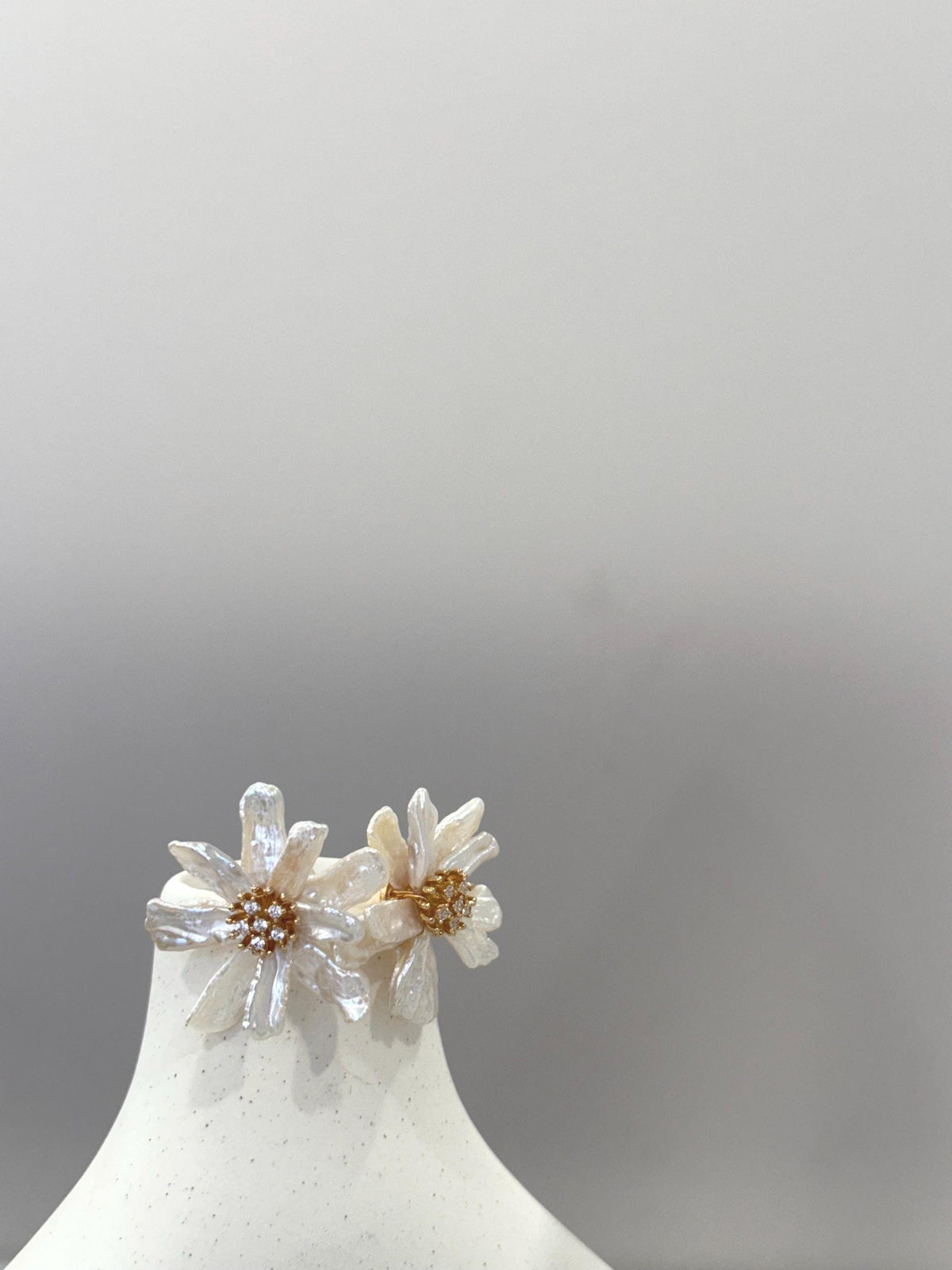 petal floral earrings