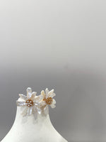 petal floral earrings