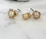 Rare 13.9mm Huge South Sea ultra Gold pure natural strong luster Ocean Pearl ring s925 silver adjustable ring. holiday gift wedding gift.