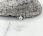white pearl pendant engagement gift for her