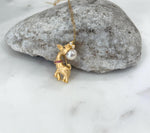 Akoya White Pearl Cute Elephant Pendant Necklace set for her office wear