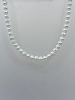 good price Small cold white pearl minimalist pearl necklace strand for her