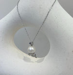 Australian Ocean White Pearl Mermaid Pendant for her engagement