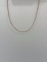 Rare peach small peach strand necklace for her birthday