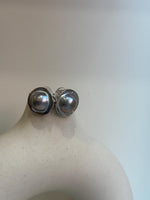 Australian Ocean silver iridescent Mabe Pearl s925 silver earrings for her retirement