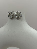 Akoya White Pearls vintage  earrings for her office wear