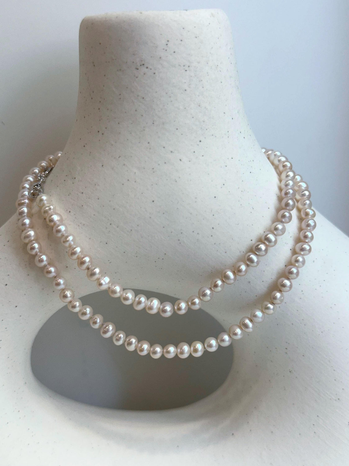rose small pearls necklace strand for her