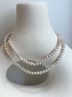 rose small pearls necklace strand for her