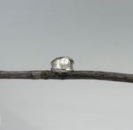 Australian Ocean white pearl silver vintage  ring for her daily wear