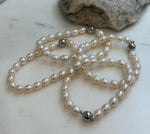 freshwater Keshi pearls bracelet for her birthday