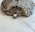 affordable Akoya blue silver ocean pearl minimalist pendant s925 silver necklace set for her