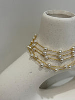 affordable Akoya ocean off white pearls s925 silver bracelet for her