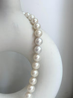 unique Australian ocean White Silken pearls Necklace strand for her
