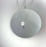 Australian ocean white keshi pearl s925 silver cloud design pendant necklace set for her birthday