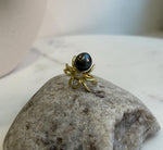 Tahitian Pearls S925 silver spider adjustable ring for her daily wear