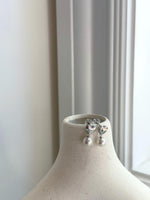 top quality white pearls s925 silver earrings for her