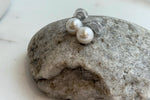 white Edison Pearl s925 silver earrings clips no piercings for her daily wear