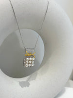 unique Akoya ocean pearls s925 silver perfume bottle pendant for her