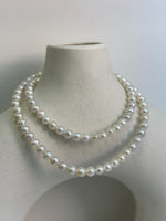 white pearls s925 necklace strand for her office wear