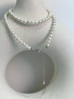 white pearls s925 necklace strand for her daily wear