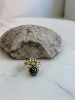 Tahitian Pearls S925 silver spider adjustable ring for her