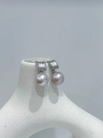 elegant rose pearls s925 silver earrings for her anniversary