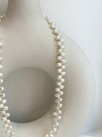 freshwater white petal Keshi pearl s925 silver necklace strand for her office wear