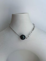extreme luster Tahitian green ocean Pearl s925 silver AB bracelet for her