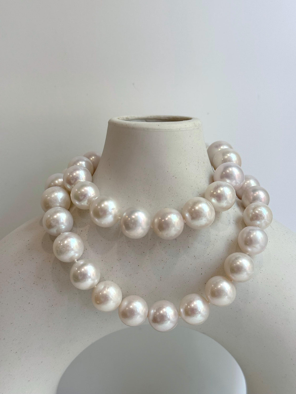 affordable white Edison pearls s925 Silver minimalist necklace choker for her holiday gift
