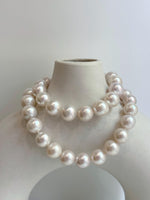 affordable white Edison pearls s925 Silver minimalist necklace choker for her holiday gift