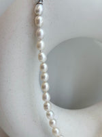 affordable Strong luster Freshwater white rice Pearls s925 necklace choker Perfect unique gift for wife daughter teacher.