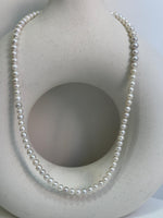white pearls s925 necklace strand for her graduation