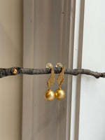 affordable freshwater golden pearls like south sea golden pearls s925 silver feather earrings for her office wear