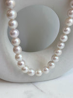 cheap affordable white Edison pearls s925 Silver minimalist necklace choker for her