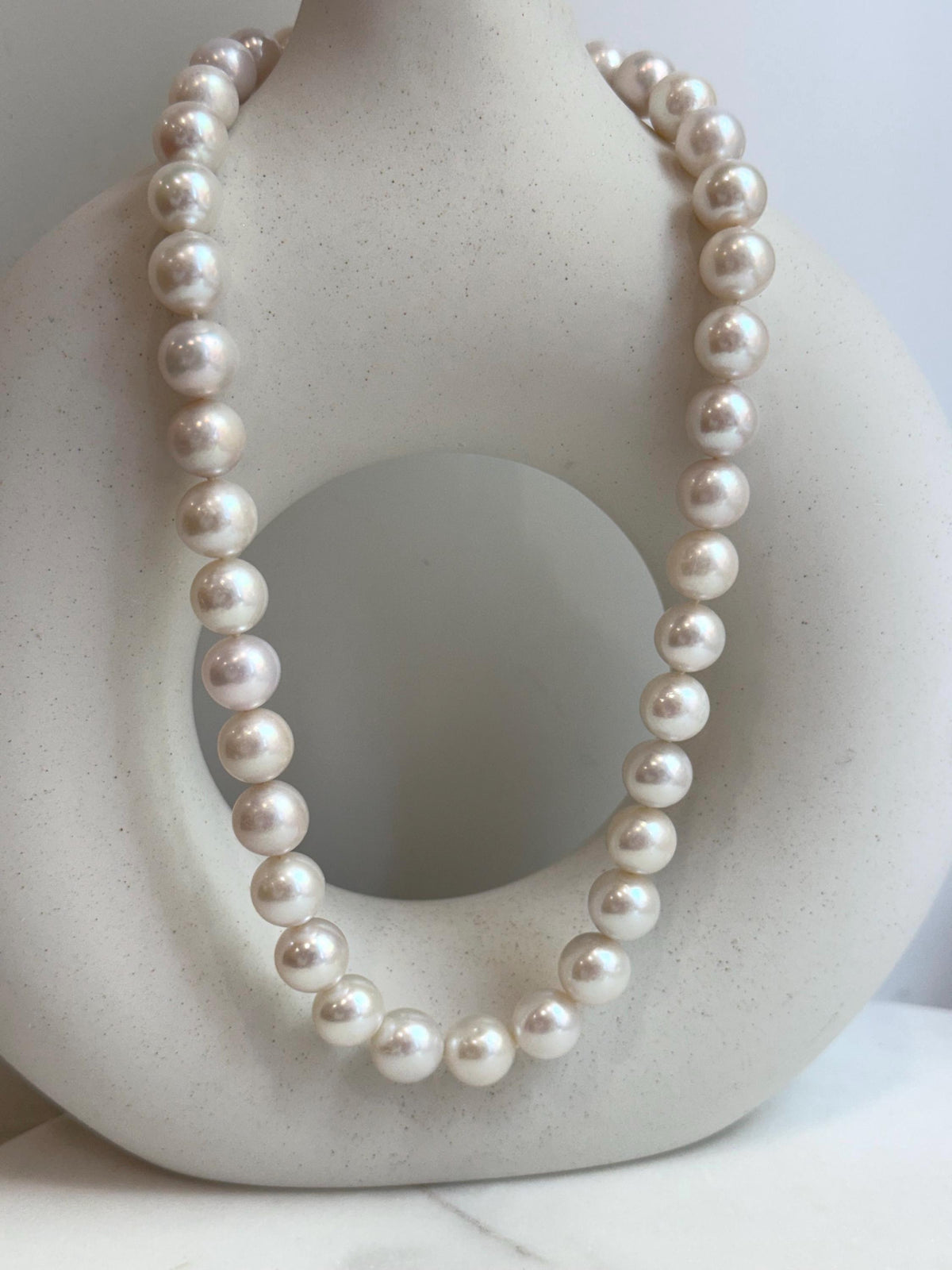 affordable white Edison pearls s925 Silver minimalist necklace choker for her daily wear