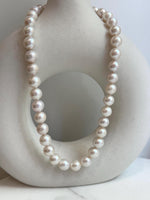 affordable white Edison pearls s925 Silver minimalist necklace choker for her daily wear