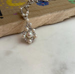 cheap afford 12pcs Akoya ocean pearls s925 silver vintage pendant for her