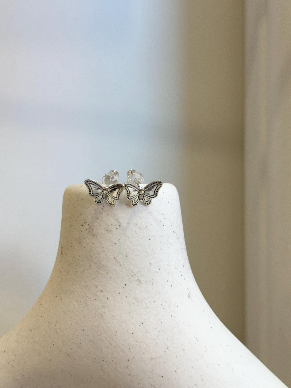 Not for seperate purchase! S925 silver vintage cool Butterfly small earrings Studs. DDP No Tariffs.