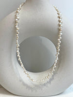 freshwater white petal keshi pearls s925 silver necklace strand for her new office wear