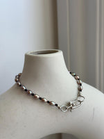 In Sale Minimalist Freshwater Metallic Lavender Rose Small Pearls Exceptional S925 silver Bracelet 3.9-4.1mm 7.3”