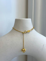 12.8mm South Sea Golden Pearl Bracelet: Strong luster, ultra gold, to 7.4”. No tariffs. for her anniversary