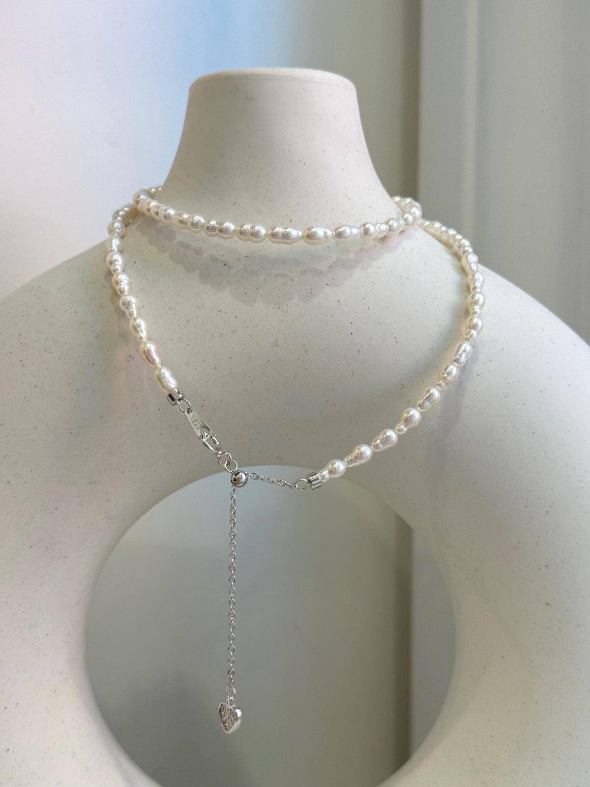 3.4-3.8mm extremely strong luster Freshwater white peanut keshi Pearls strand Necklace unique anniversary gift. to 17.7” for her birthday