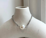 12.5mm Insale Australian ocean white pearl Bracelet: Extreme luster, to 8.1”.