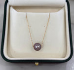 floating pearl pendant